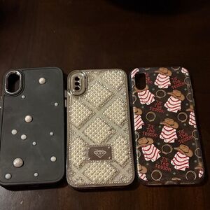 🎉IPhone X Cases. 3 Good condition!!
